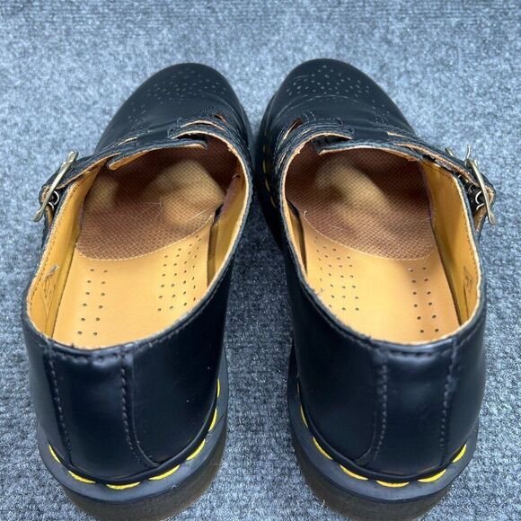 Dr. Martens 8065 Smooth Leather Mary Jane Shoes Women's 9 Black Leather Buckle - Picture 9 of 12